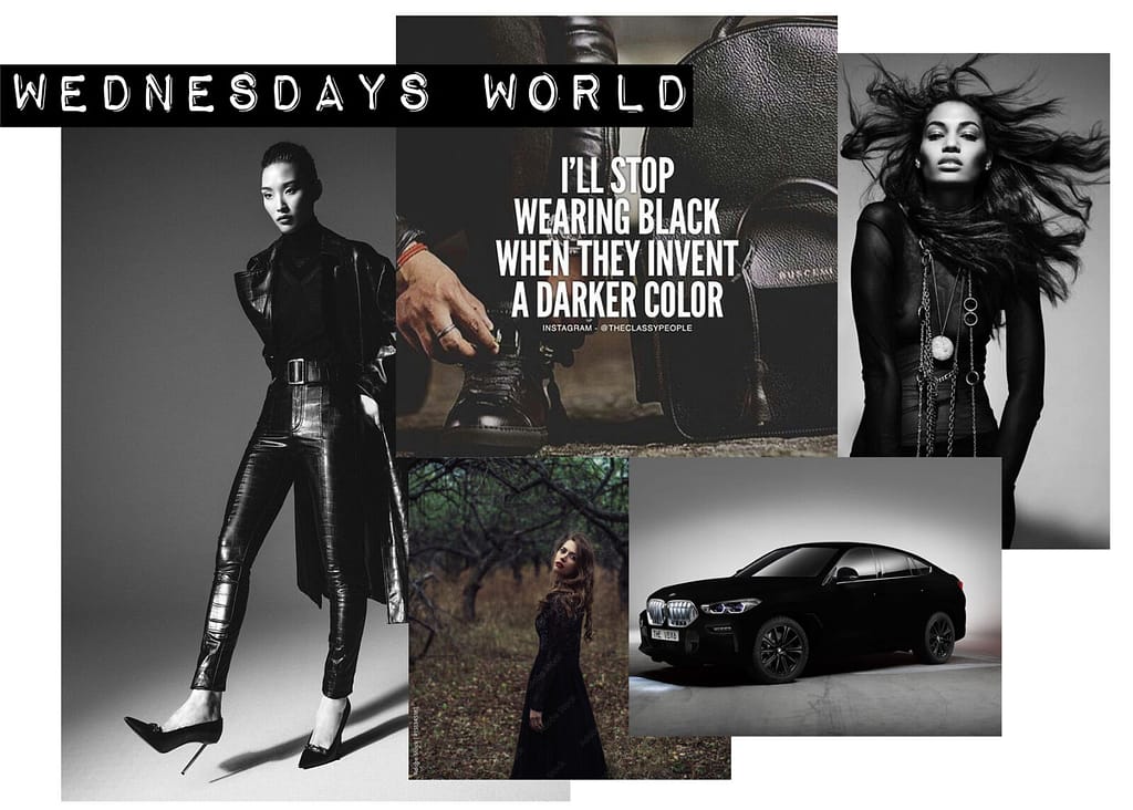 Black fashion MoodBoard