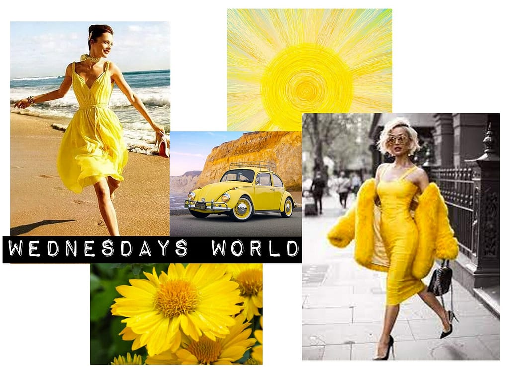 Yellow Fashion Moodboard