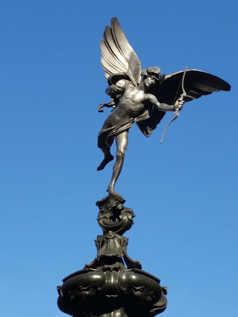 Statue of Eros in Astrology from Greek mythology 